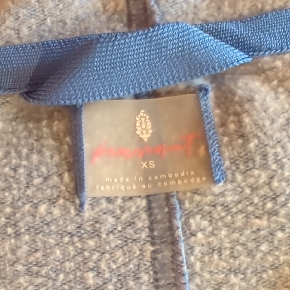 Free People Movement Poncho Style Sweatshirt - Picture 2 of 5